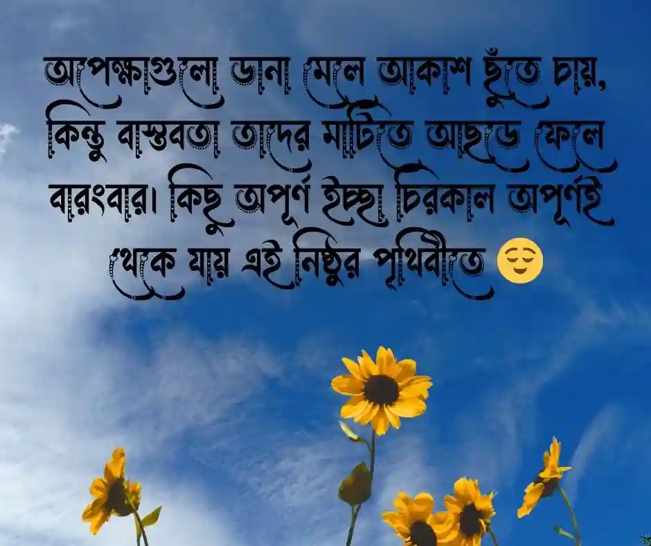 দুই লাইনের কষ্টের ক্যাপশন