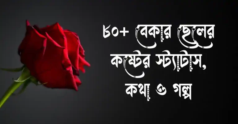 ৮০+ বেকার ছেলের কষ্টের স্ট্যাটাস, কথা ও গল্প