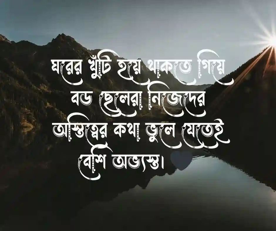 পরিবারের বড় ছেলেদের কষ্টের স্ট্যাটাস (2)