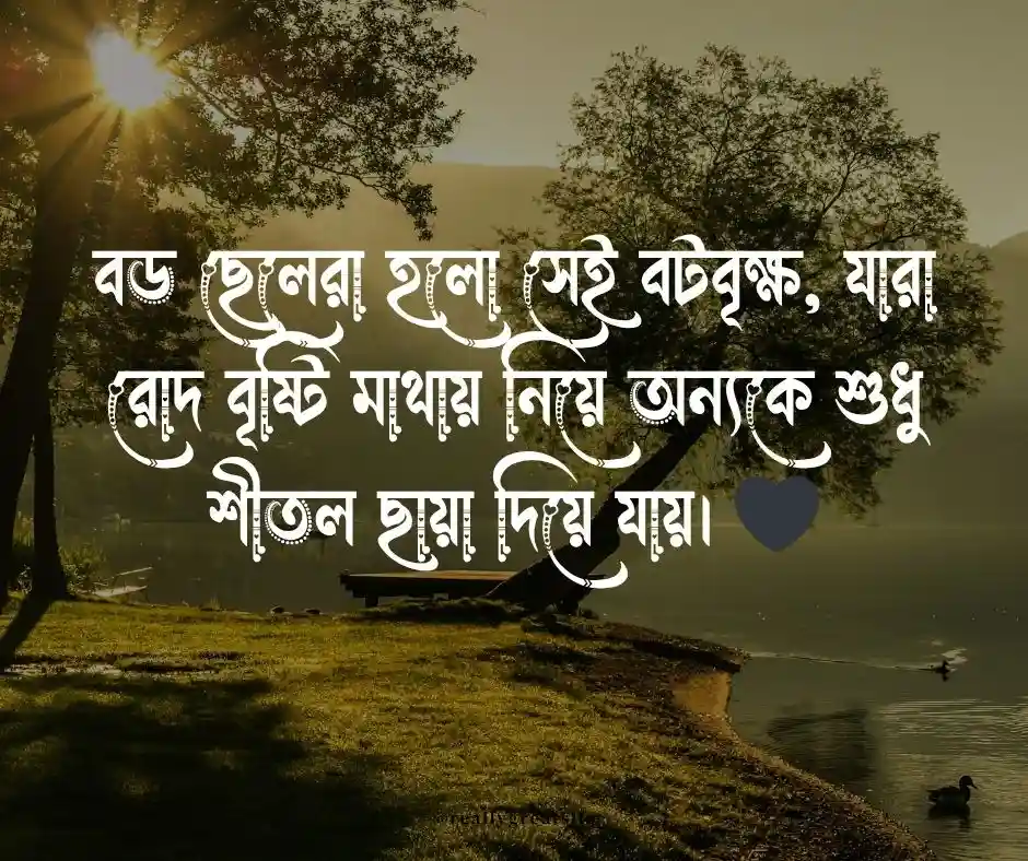 পরিবারের বড় ছেলে নিয়ে স্ট্যাটাস কষ্টের (2)