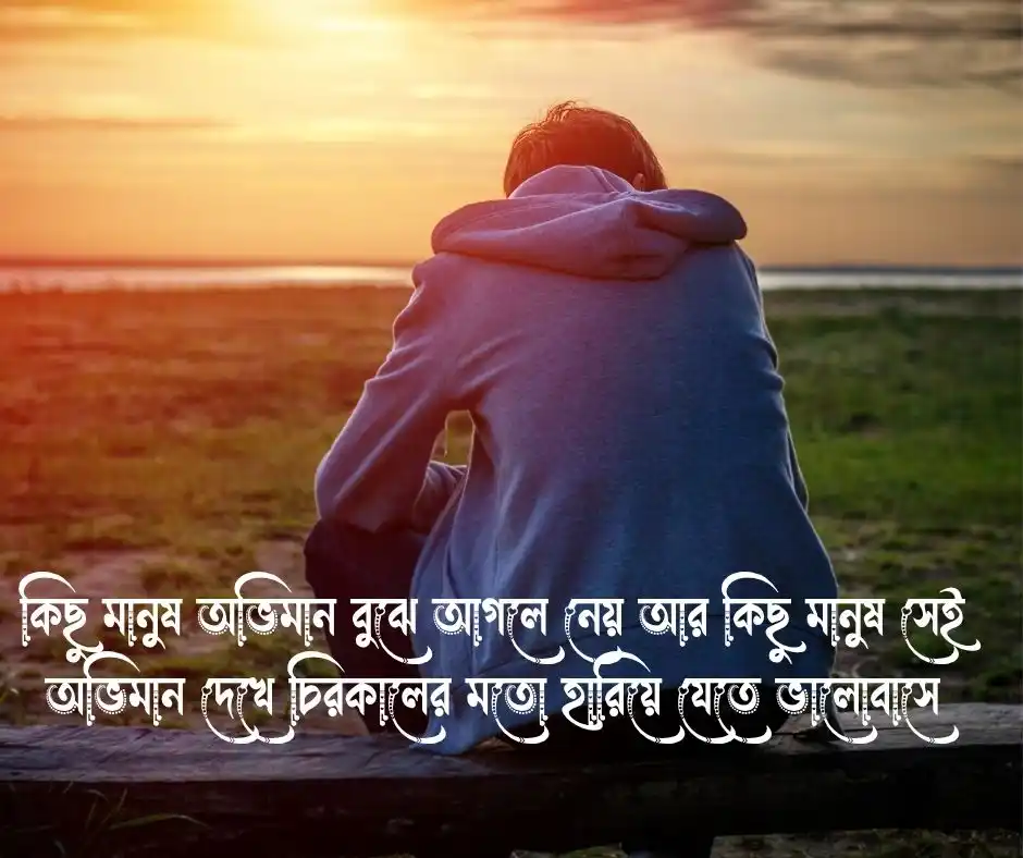 অভিমান নিয়ে উক্তি