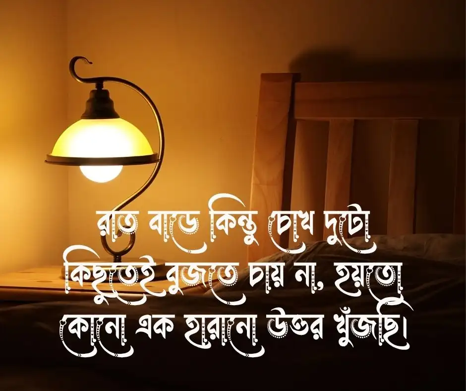 ঘুম না আসা নিয়ে উক্তি
