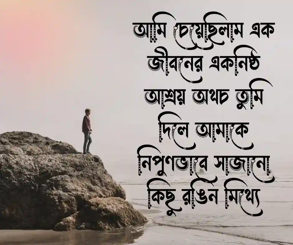 মিথ্যা ভালোবাসার ক্যাপশন কষ্টের