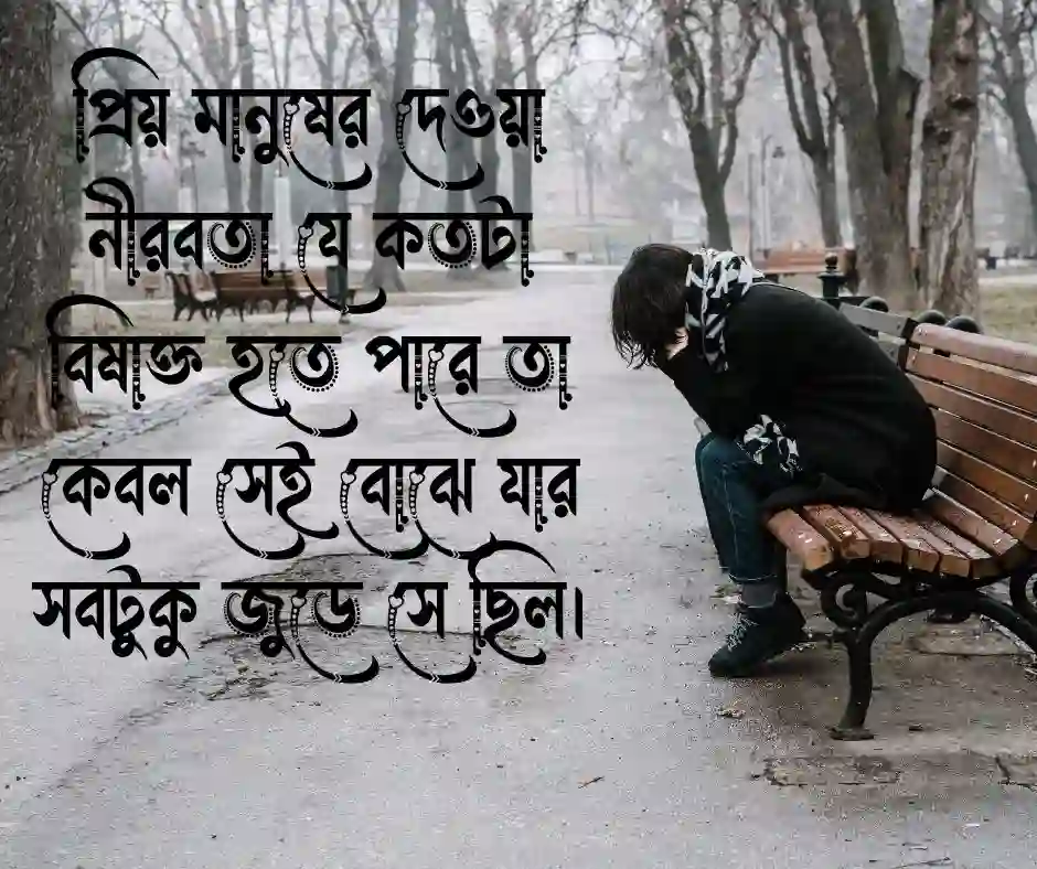 গভীর কিছু কষ্টের পিকচার ক্যাপশন সহ Sad Picture
